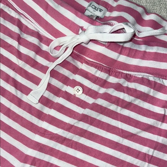 J. Crew Pink and White Striped Pajama Set. Size 2X - Picture 9 of 16